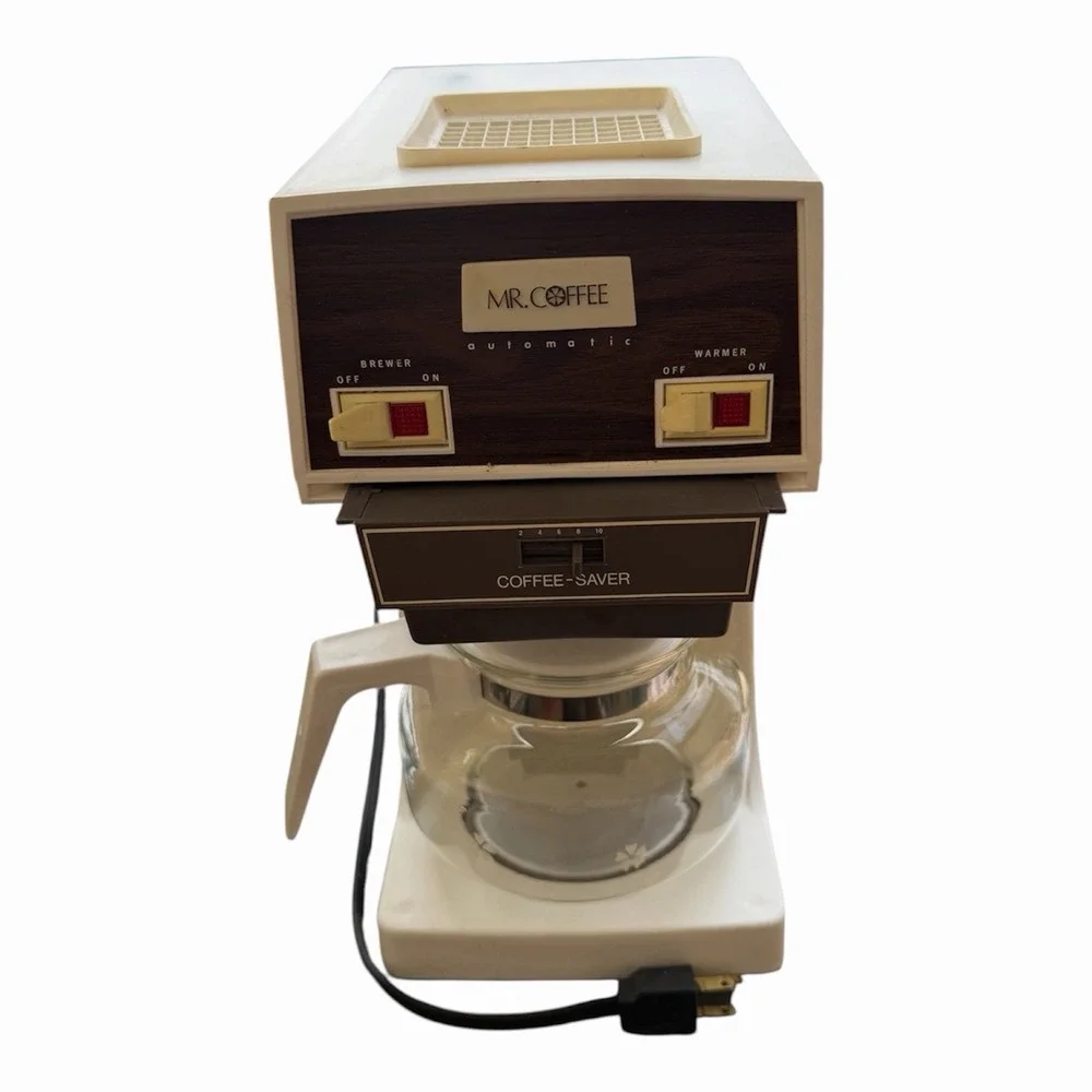Mr Coffee Maker Saver MCS-200 Joe Dimaggio 10 Cup Drip Coffee Maker Vintage 1979